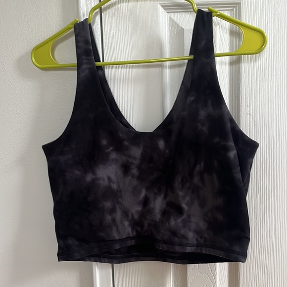 Abercrombie and Fitch Tie Dye Cropped Workout Top - Picture 2 of 3